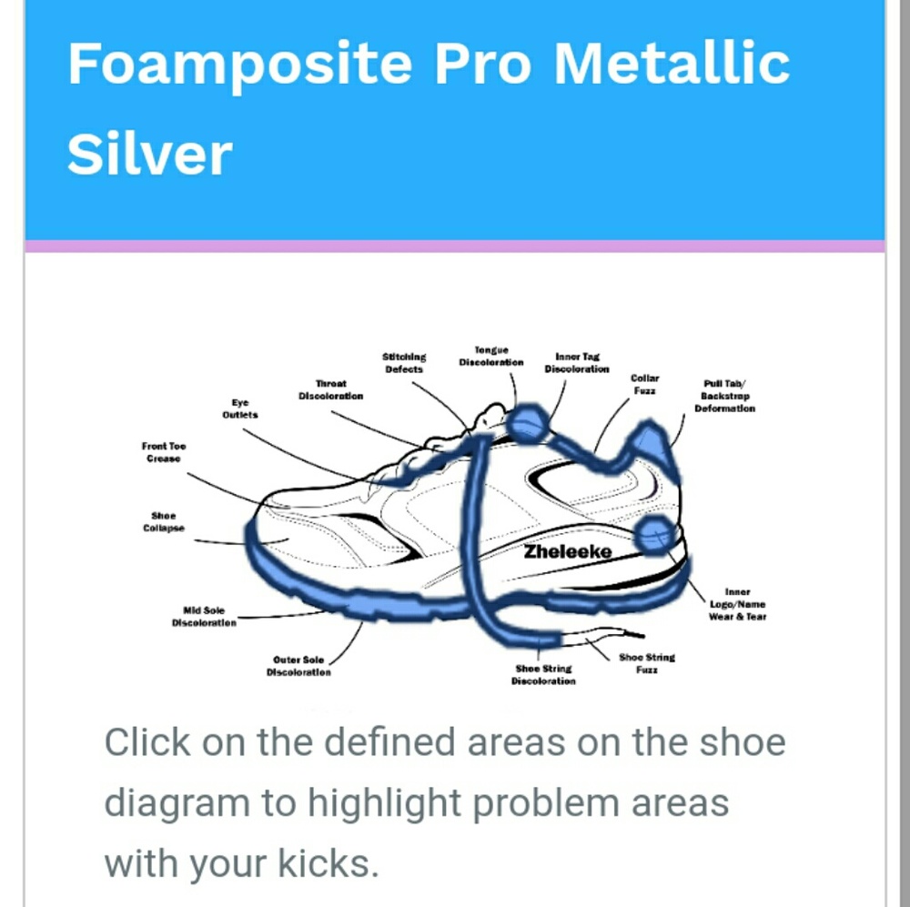 Pre owned Nike Foamposite
